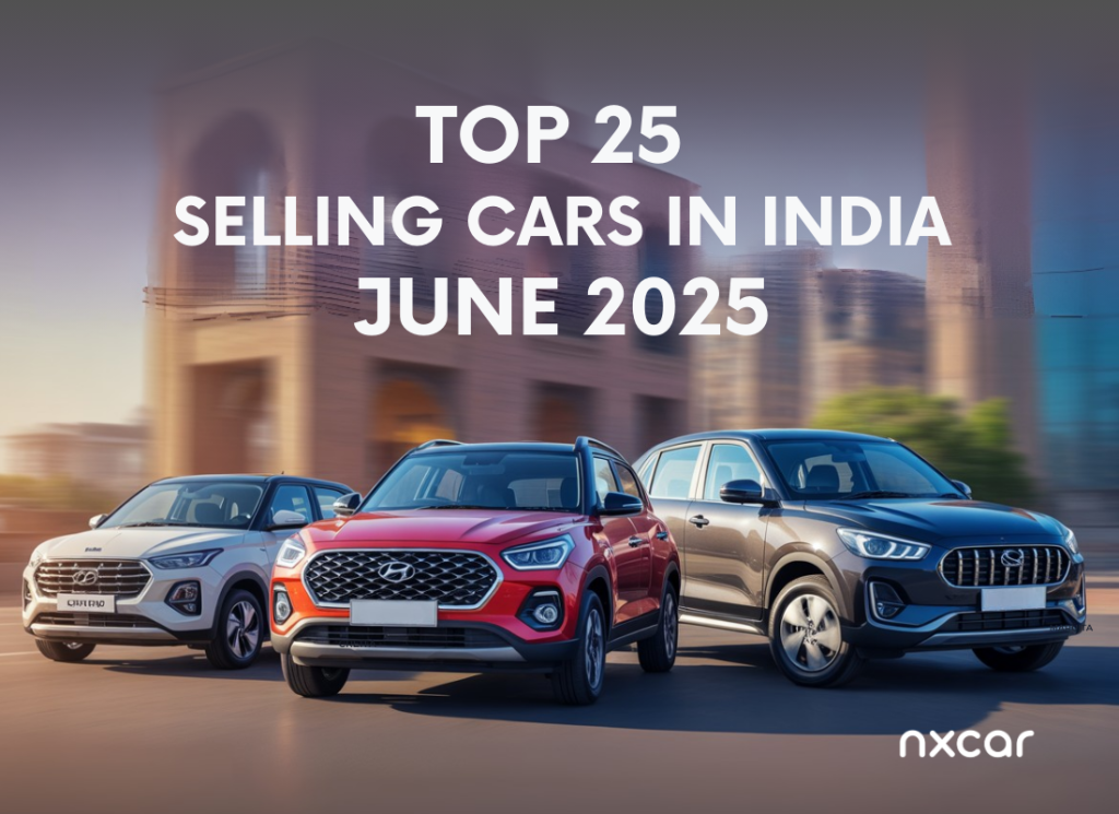 Top 25 Selling Cars in India for June 2025